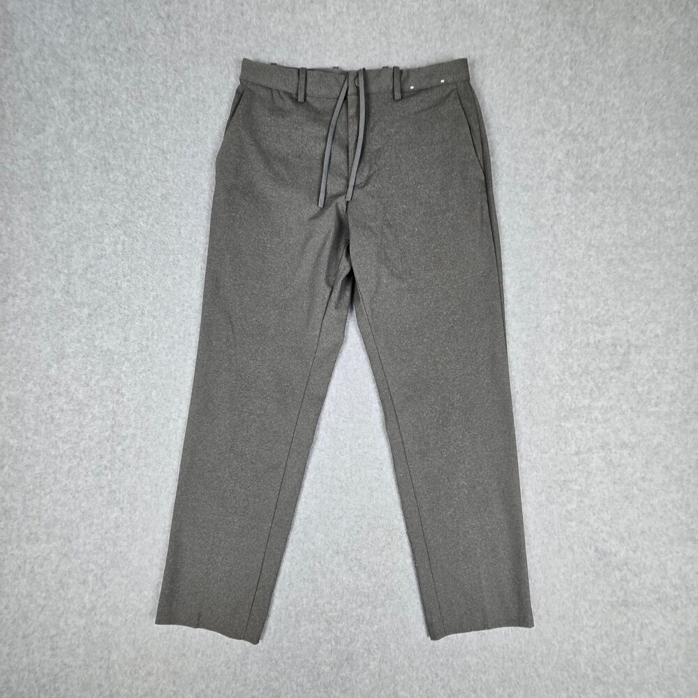 Uniqlo Small Gray Chino Style Pants with Drawstring 30x27